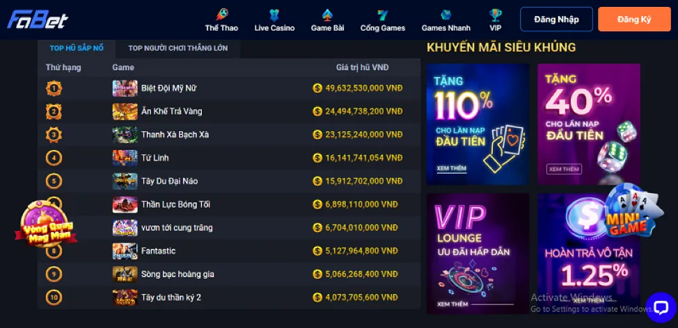 Tải ứng dụng hipclub casino cho iOS